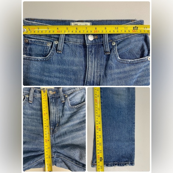 Madewell The High Rise Slim Crop Boyjean in Lavern Wash - Picture 15 of 16